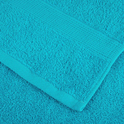 vidaXL Premium Towels SOLUND 2 pcs Turquoise 100x200 cm 600 gsm