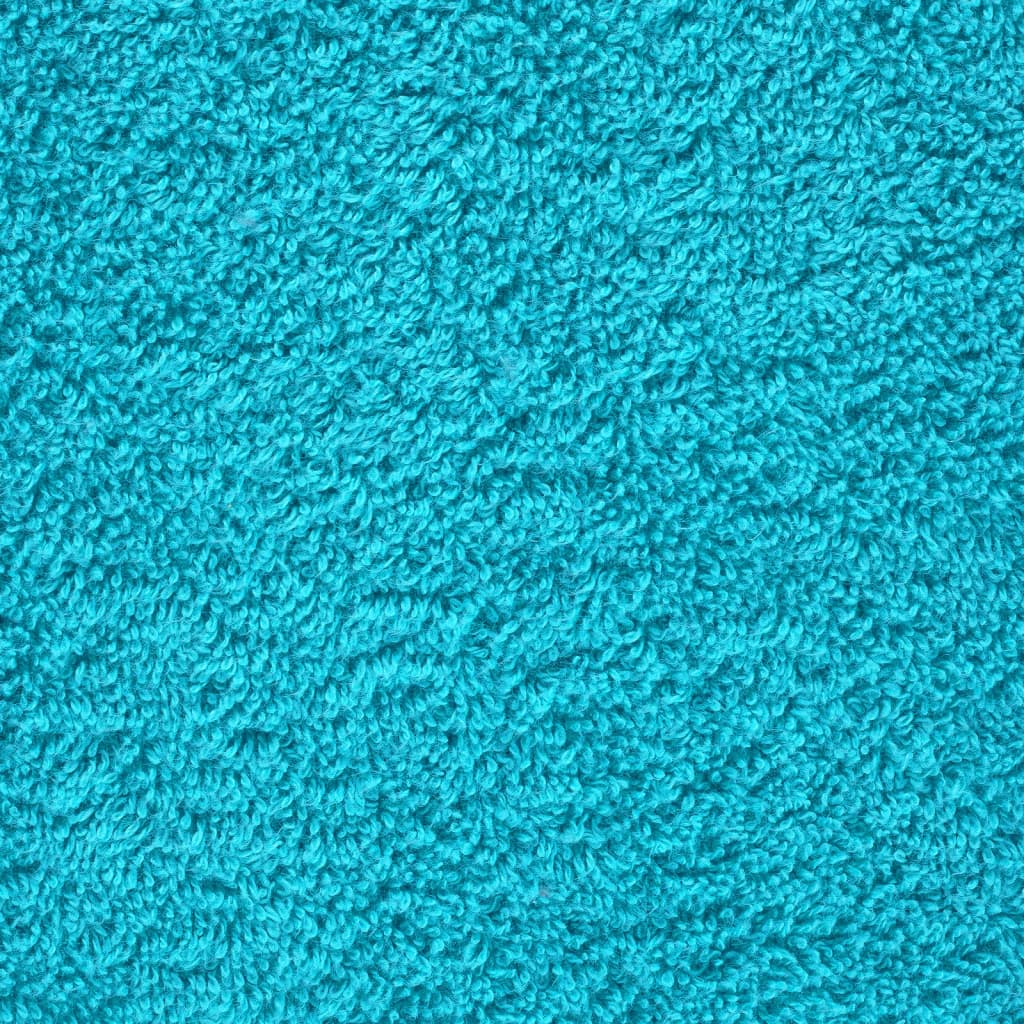 vidaXL Premium Towels SOLUND 10 pcs Turquoise 100x200 cm 600 gsm