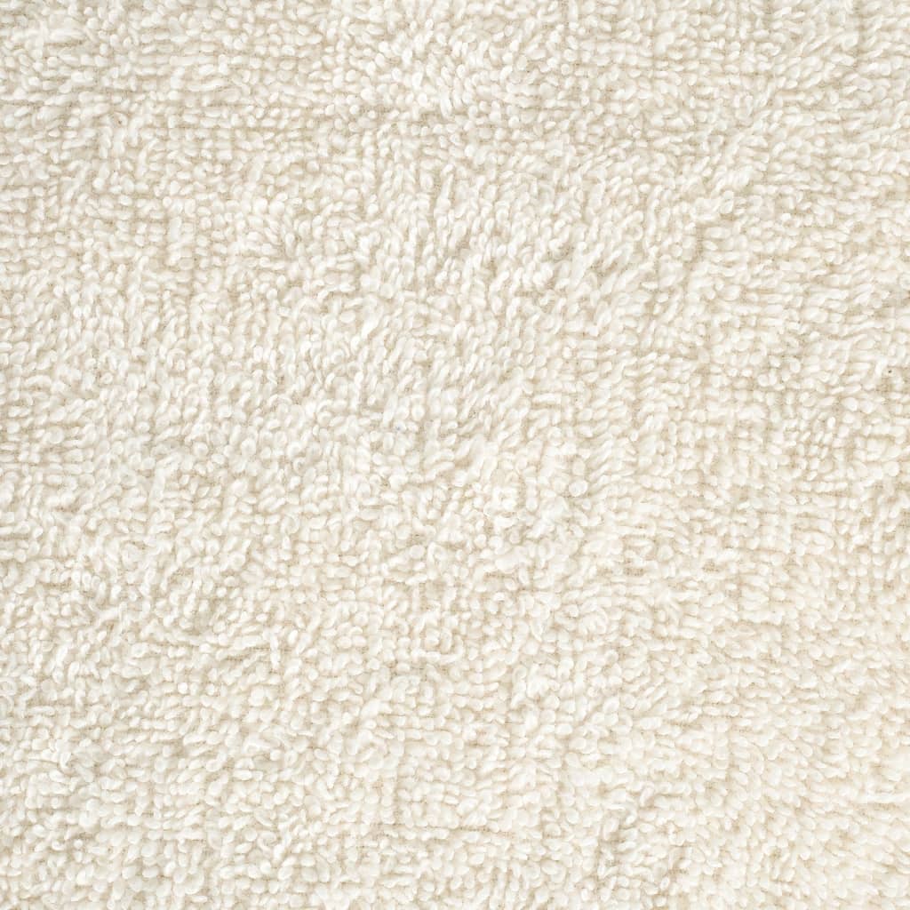 vidaXL Premium Wash Towels SOLUND 2 pcs Cream 30x30 cm 600 gsm