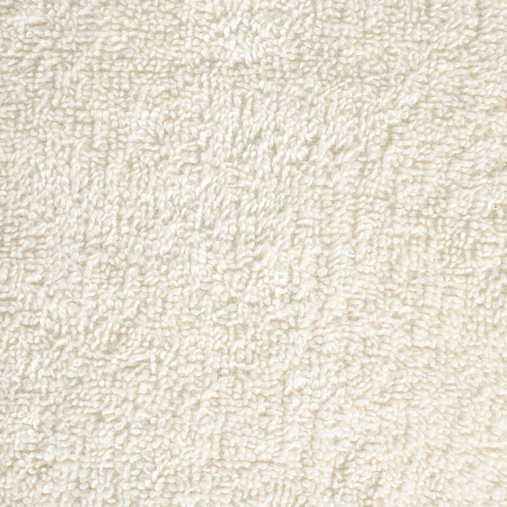 vidaXL Premium Shower Towels SOLUND 10 pcs Cream 70x140 cm 600 gsm