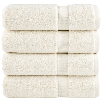 vidaXL Premium Bath Towels SOLUND 4 pcs 100x150 cm 600 gsm