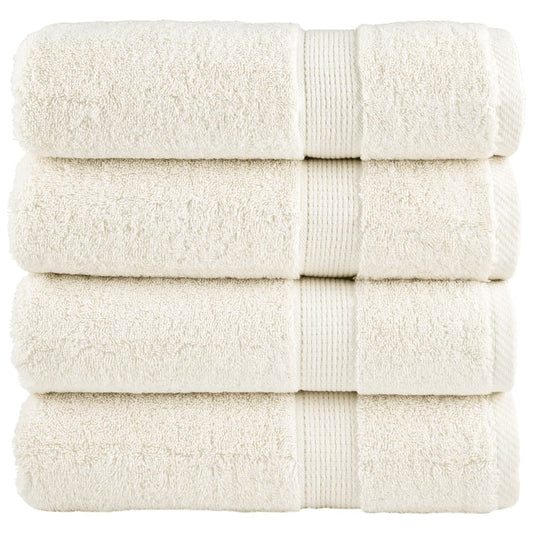 vidaXL Premium Bath Towels SOLUND 4 pcs 100x150 cm 600 gsm