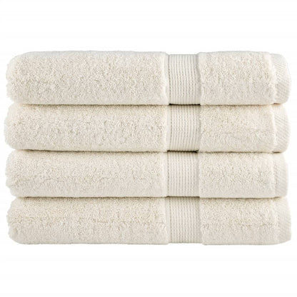vidaXL Premium Sauna Towels SOLUND 4 pcs Cream 80x200 cm 600 gsm