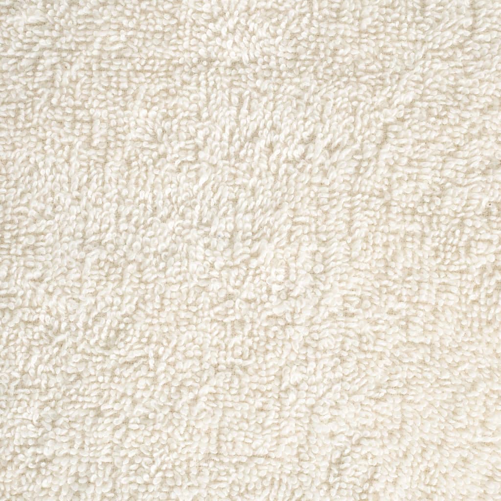 vidaXL Premium Towels SOLUND 2 pcs Cream 100x200 cm 600 gsm