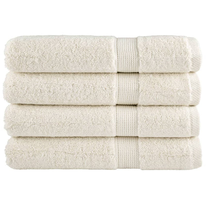 vidaXL Premium Towels SOLUND 4 pcs Cream 100x200 cm 600 gsm