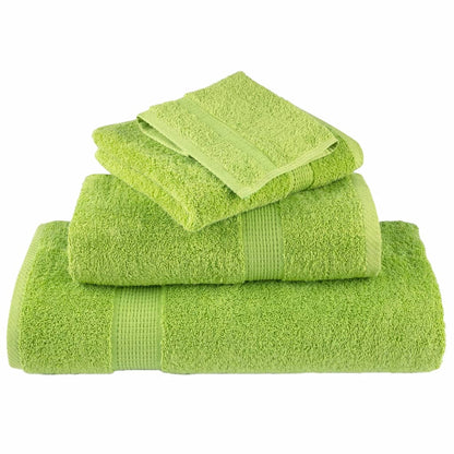 vidaXL Premium Hand Towels SOLUND 4 pcs Apple Green 50x100 cm 600 gsm