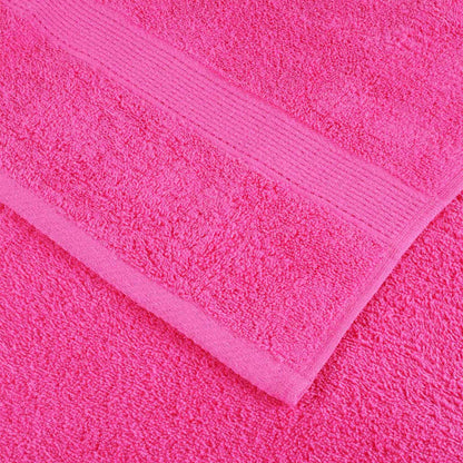 vidaXL Guest Towel SOLUND 10 pcs Pink 15 x 21 cm 550 gsm