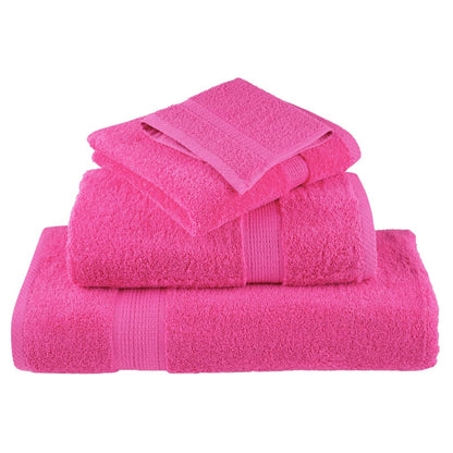 vidaXL Premium Wash Towels SOLUND 2 pcs Pink 30x30 cm 600 gsm