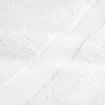 vidaXL 8 Piece Premium Towel Set SOLUND White 600 gsm