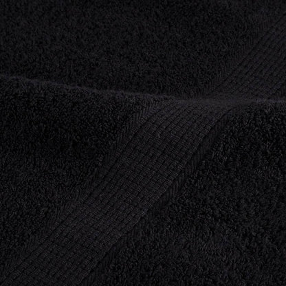 vidaXL 8 Piece Premium Towel Set SOLUND Black 600 gsm