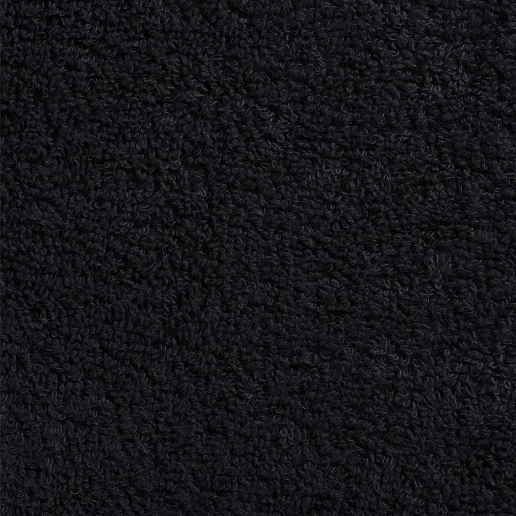 vidaXL 8 Piece Premium Towel Set SOLUND Black 600 gsm