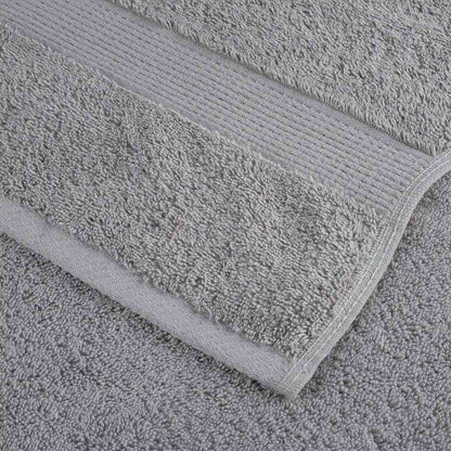 vidaXL 12 Piece Premium Towel Set SOLUND Grey 600 gsm