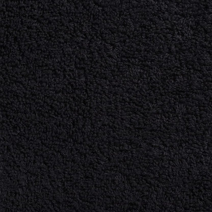 vidaXL 12 Piece Premium Towel Set SOLUND Black 600 gsm