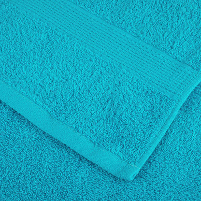 vidaXL 12 Piece Premium Towel Set SOLUND Turquoise 600 gsm