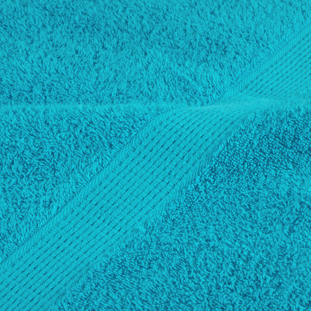 vidaXL 12 Piece Premium Towel Set SOLUND Turquoise 600 gsm