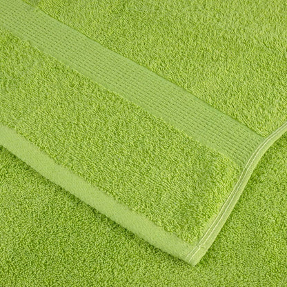 vidaXL 12 Piece Premium Towel Set "SOLUND" Apple Green 600 gsm