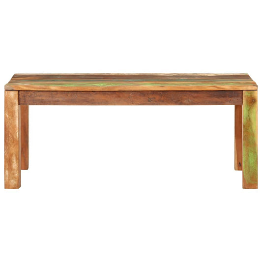 vidaXL Coffee Table 110x55x40 cm Solid Reclaimed Wood