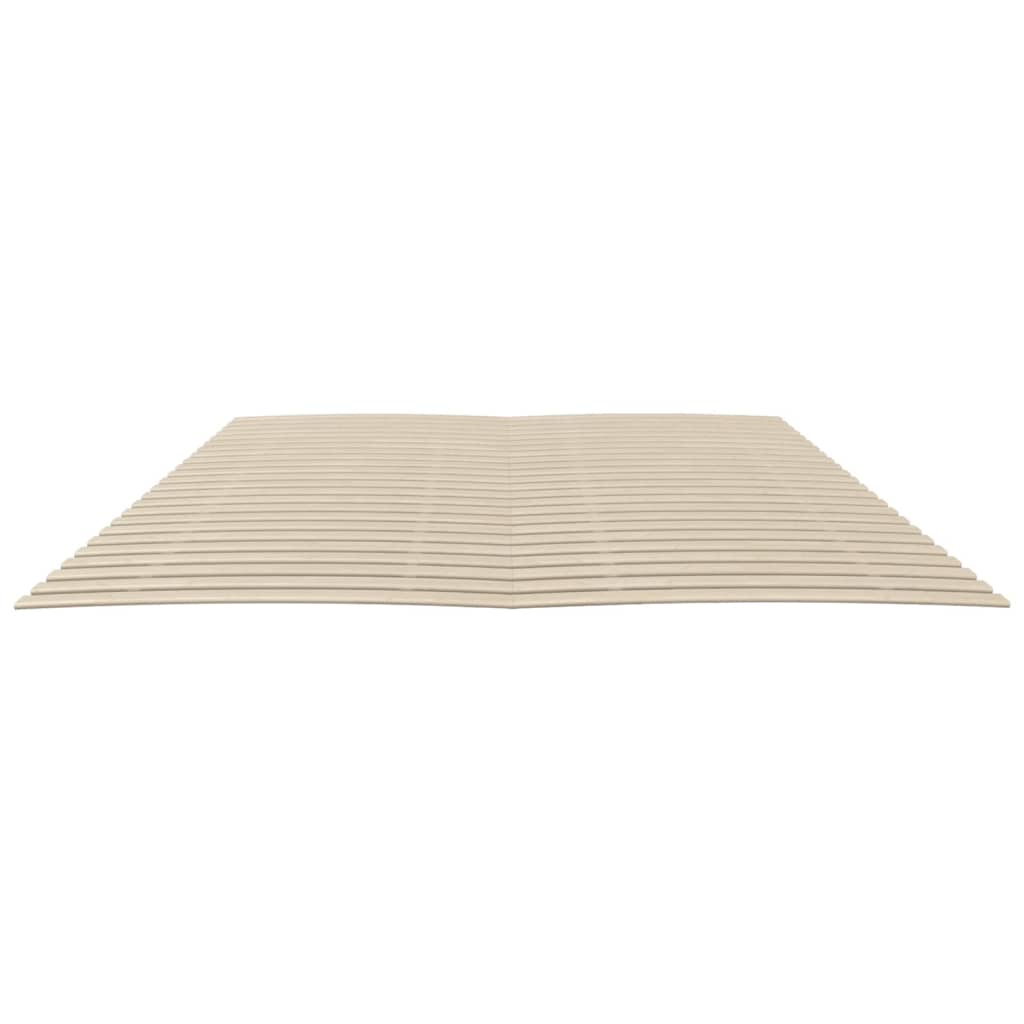 vidaXL Bed Slats Replacements with 48 Slats 2 pcs 90x200 cm