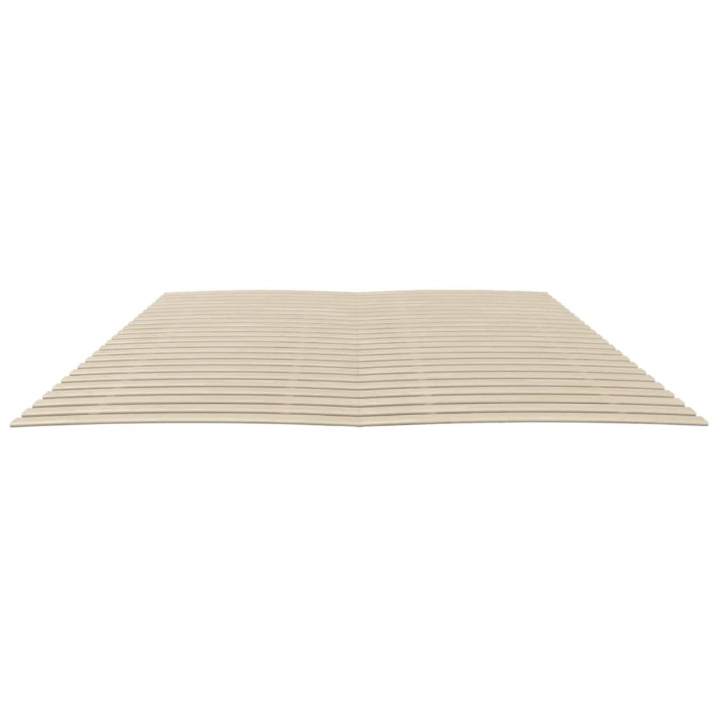 vidaXL Bed Slats Replacements with 48 Slats 2 pcs 100x200 cm