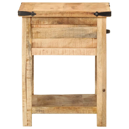 vidaXL Bedside Cabinet 40x40x50 cm Solid Wood Mango