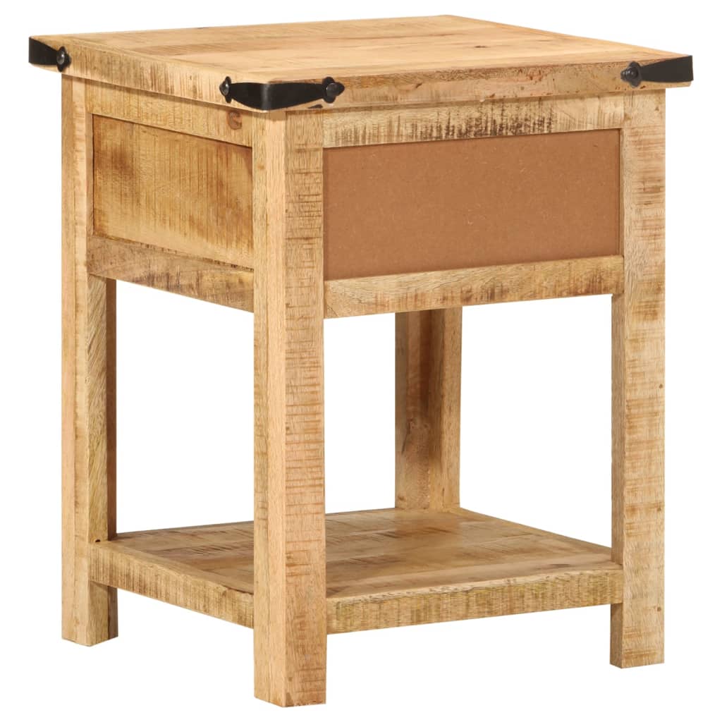 vidaXL Bedside Cabinet 40x40x50 cm Solid Wood Mango