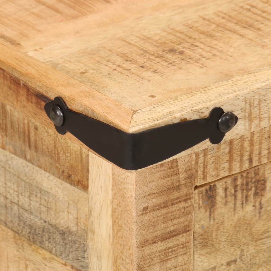 vidaXL Bedside Cabinet 40x40x50 cm Solid Wood Mango