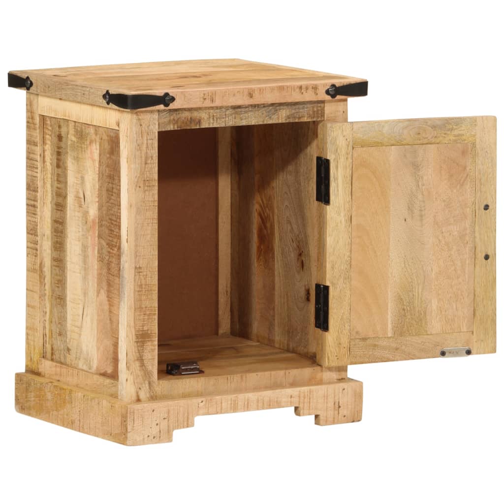vidaXL Bedside Cabinet 40x35x50 cm Solid Wood Mango