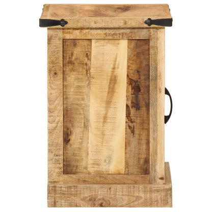 vidaXL Bedside Cabinet 40x35x50 cm Solid Wood Mango
