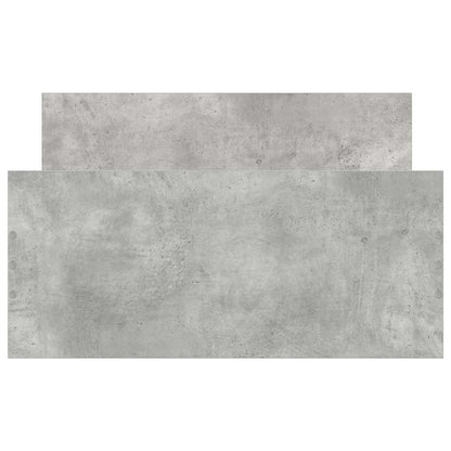 vidaXL Bed Frame without Mattress Concrete Grey 90x200 cm