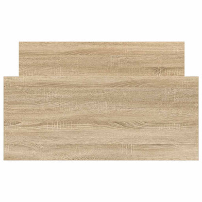 vidaXL Bed Frame without Mattress Sonoma Oak 100x200 cm Engineered Wood