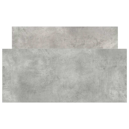 vidaXL Bed Frame without Mattress Concrete Grey 100x200 cm