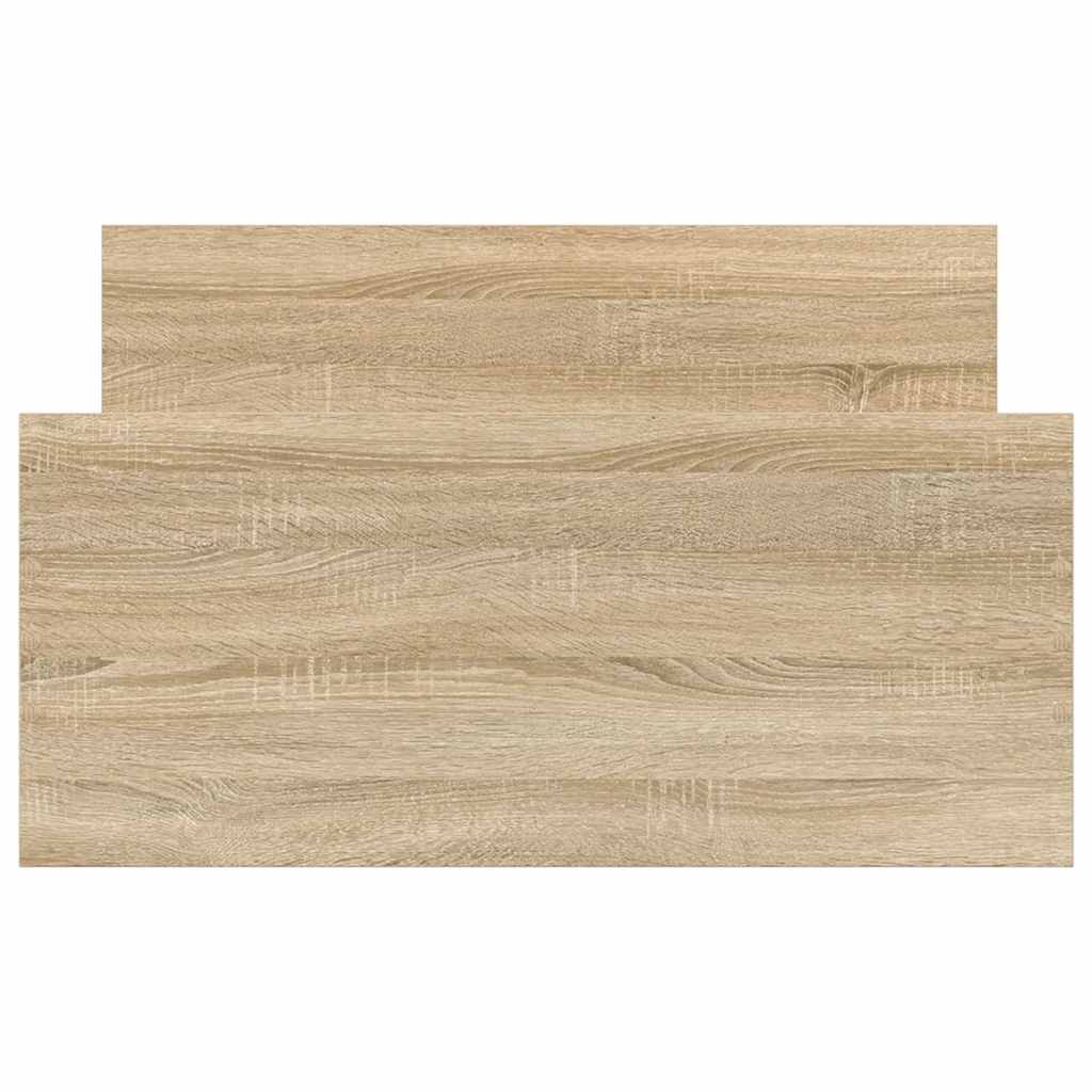 vidaXL Bed Frame without Mattress Sonoma Oak 90x190 cm Engineered Wood
