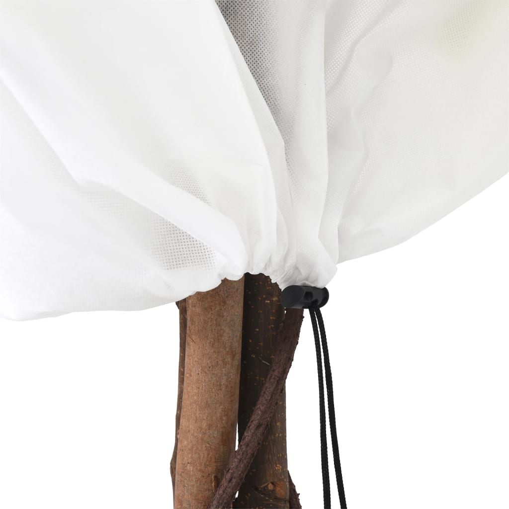 vidaXL Plant Fleece Covers with Drawstring 4 pcs 70 g/m² 0.8x1.2 m