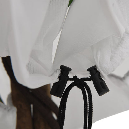 vidaXL Plant Fleece Cover with Zip 70 g/m² 3.93x3.5 m