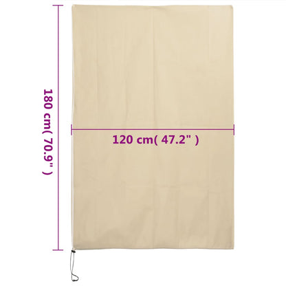 vidaXL Plant Fleece Covers with Zip 2 pcs 70 g/m² 1.2x1.8 m