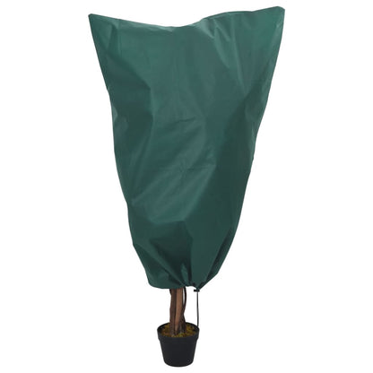 vidaXL Plant Fleece Covers with Drawstring 4 pcs 70 g/m² 0.8x0.8 m