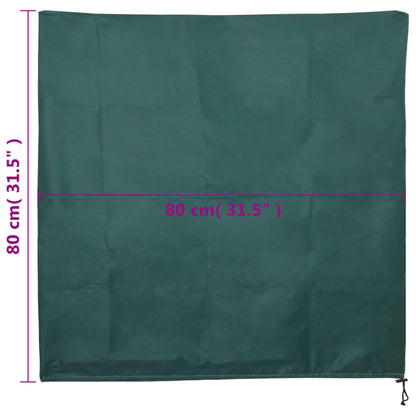 vidaXL Plant Fleece Covers with Drawstring 4 pcs 70 g/m² 0.8x0.8 m