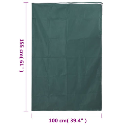 vidaXL Plant Fleece Covers with Zip 2 pcs 70 g/m² 1x1.55 m
