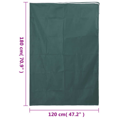 vidaXL Plant Fleece Covers with Zip 2 pcs 70 g/m² 1.2x1.8 m