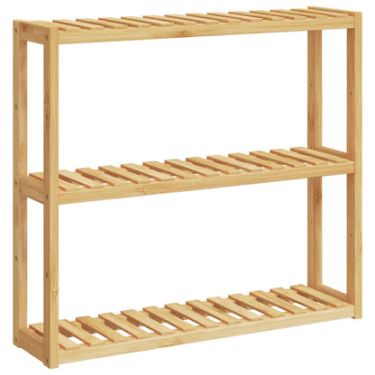 vidaXL Bathroom Shelf 3-Tier Wall-mounted 60x15x54 cm Bamboo