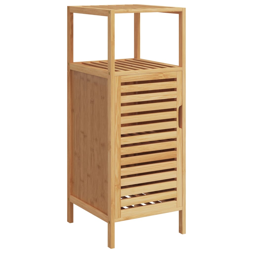 vidaXL Bathroom Cabinet with Shelf 36x33x87 cm Bamboo