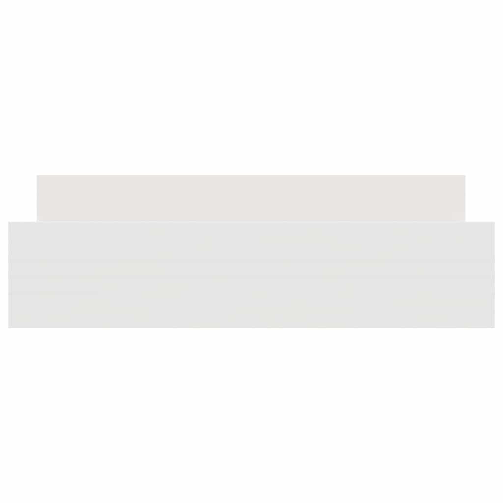 vidaXL Bed Frame without Mattress White 200x200 cm