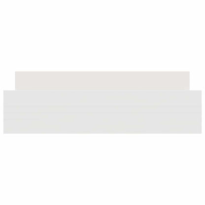 vidaXL Bed Frame without Mattress White 200x200 cm