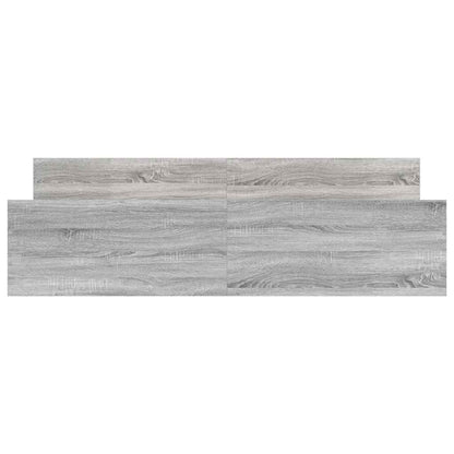 vidaXL Bed Frame without Mattress Grey Sonoma 200x200 cm
