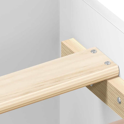 vidaXL Bed Frame without Mattress White 120x200 cm