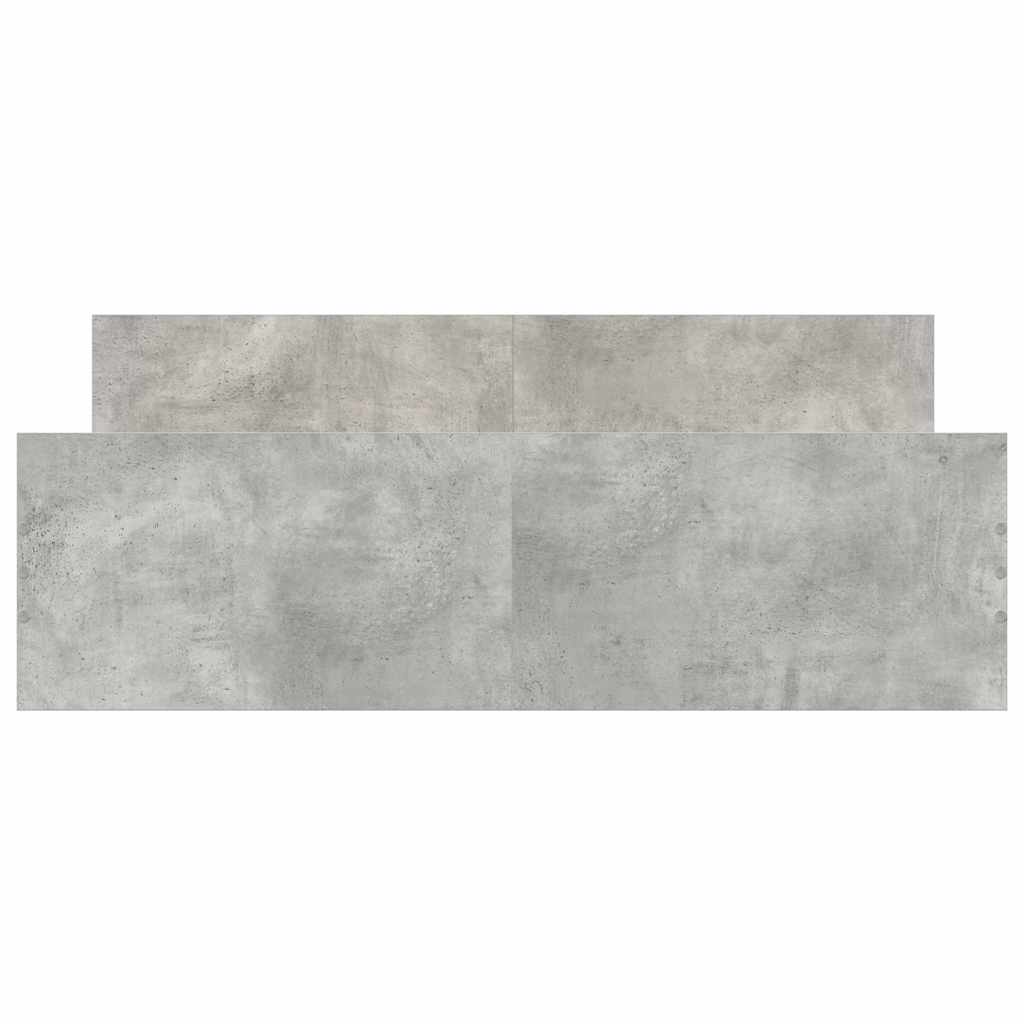 vidaXL Bed Frame without Mattress Concrete Grey 120x200 cm