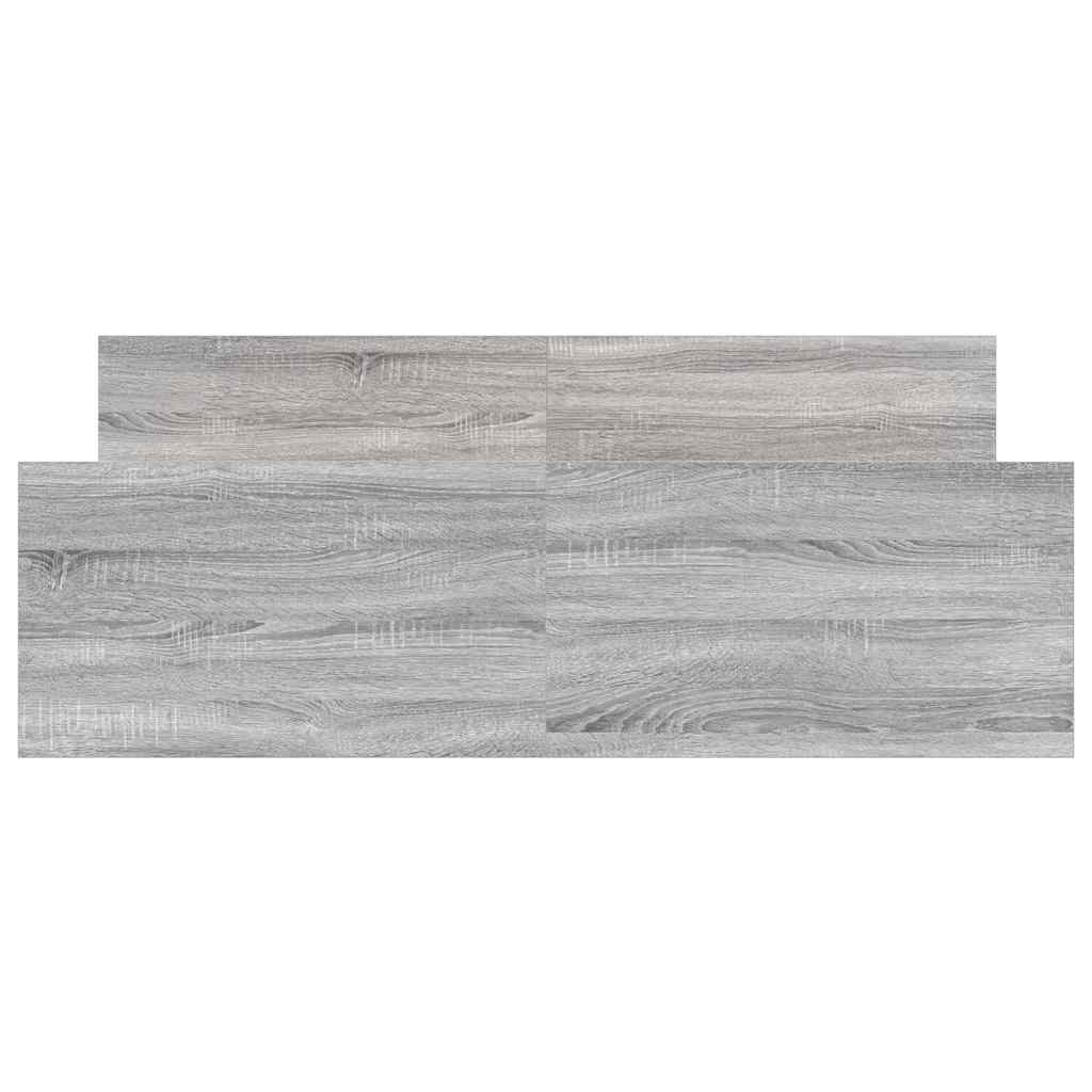 vidaXL Bed Frame without Mattress Grey Sonoma 140x200 cm