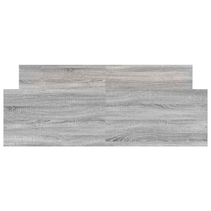 vidaXL Bed Frame without Mattress Grey Sonoma 140x200 cm