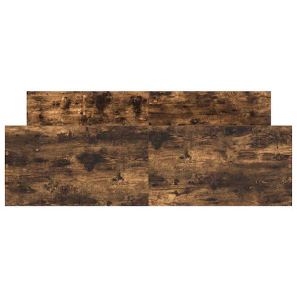 vidaXL Bed Frame without Mattress Smoked Oak 150x200 cm King Size