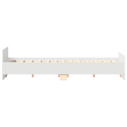 vidaXL Bed Frame without Mattress White 160x200 cm